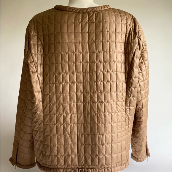 Chico's Tan Quilted Puffer Jacket - Picture 10 of 15